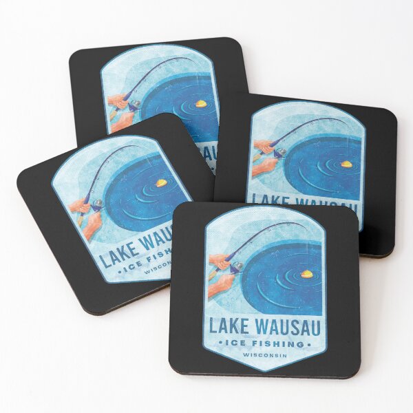Item preview, Lake Wausau Ice Fishing Wisconsin designed and sold by JordanHolmes.