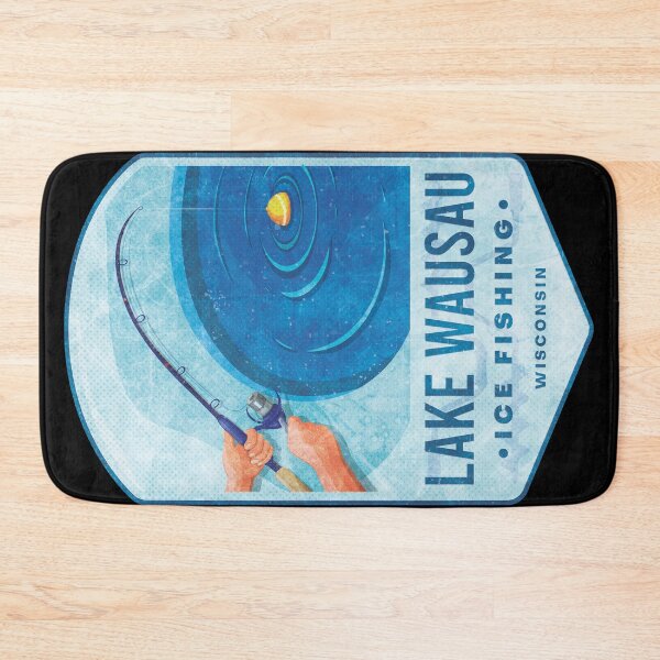 Item preview, Lake Wausau Ice Fishing Wisconsin designed and sold by JordanHolmes.