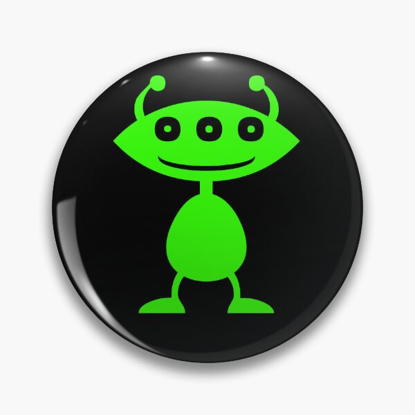 Item preview, Alien Green ET 3 Eyes Design designed and sold by Pikmi.