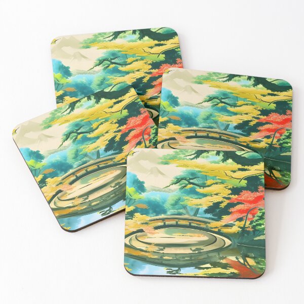 Item preview, Watercolor Japanese land designed and sold by brandway.