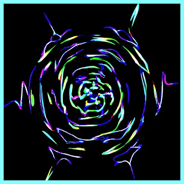 Artwork thumbnail, Neon Color Pattern Design by Health And Fitness Posts e-Store