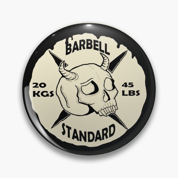 Item preview, Horned Skull gym plate  designed and sold by ManicDesignz.