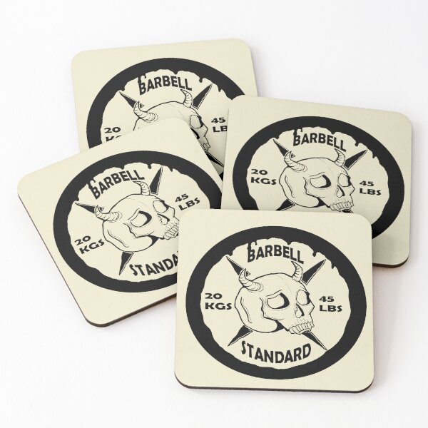 Item preview, Horned Skull gym plate  designed and sold by ManicDesignz.