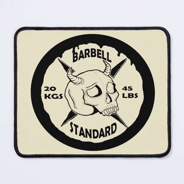 Item preview, Horned Skull gym plate  designed and sold by ManicDesignz.