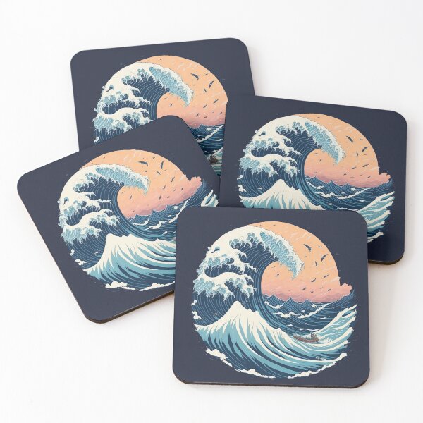 Item preview, The great wave without Fuji designed and sold by feferreira.