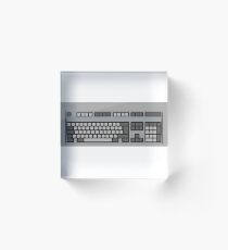 Model M Keyboard Art Acrylic Block