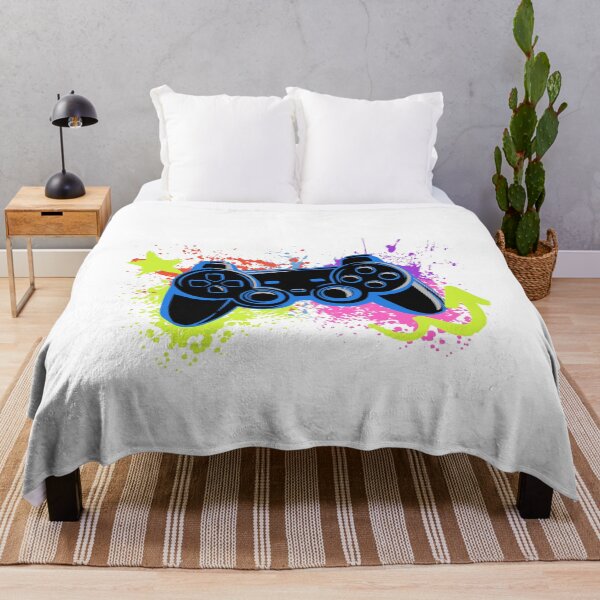 Item preview, Blue PlayStation Controller Graffiti Art designed and sold by Tuong Nguyen.