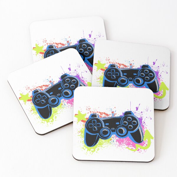 Item preview, Blue PlayStation Controller Graffiti Art designed and sold by Tuong Nguyen.