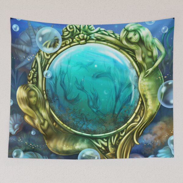 Item preview, Mermaid mirror designed and sold by sinegkina.