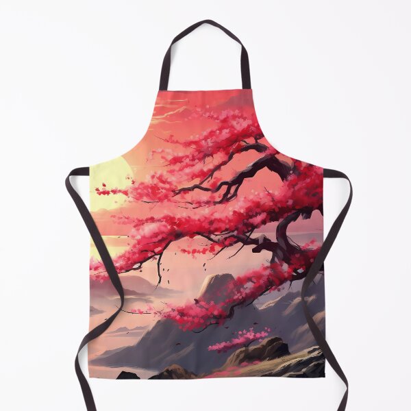 Item preview, Japanese cherry blossom - mountainside sunset designed and sold by SweetWhiskers.