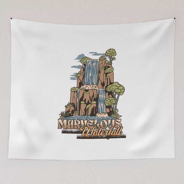 Item preview, Sacred Waterfall Spectacular Nature Scenery  designed and sold by Tuong Nguyen.