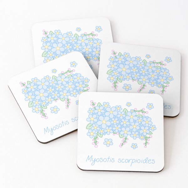 Item preview, forget-me-not flowers designed and sold by carodoodle.