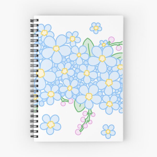 Item preview, forget-me-not flowers designed and sold by carodoodle.
