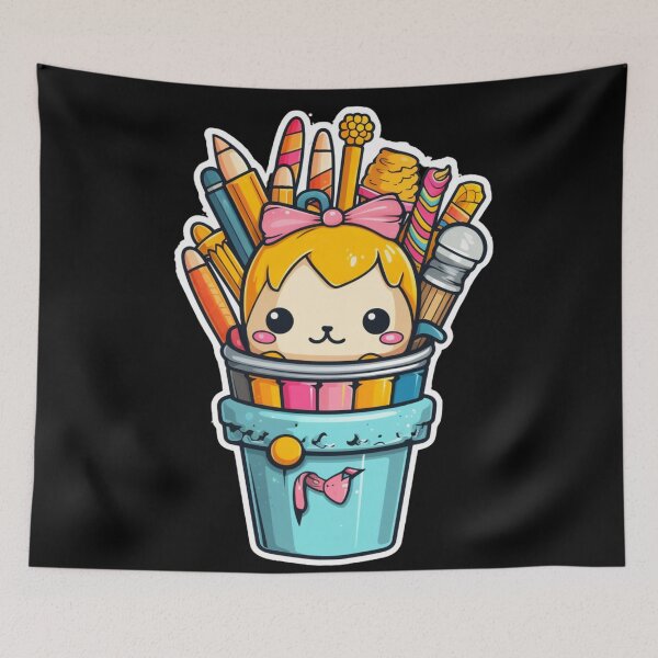 Item preview, Cute KawaiiMadness Kawaii Pencil Holder designed and sold by KawaiiMadness7.