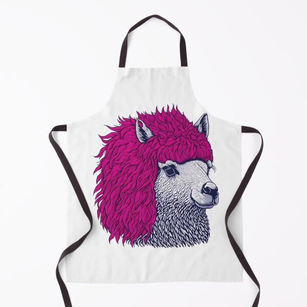 Item preview, Llama Alpaca with Pink Fur designed and sold by madalhazared.