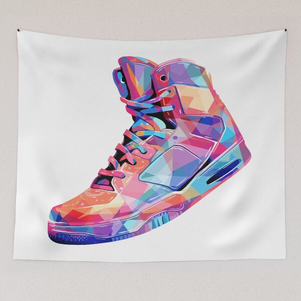 Item preview, Graffiti high top sneakers designed and sold by ukrdesignhub.