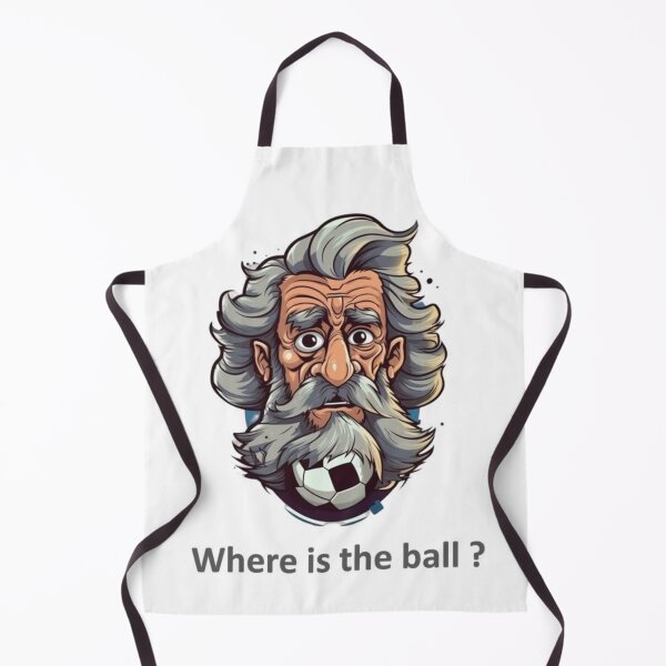 Item preview, Soccer player face with beard and hidden ball designed and sold by JAFMArt.