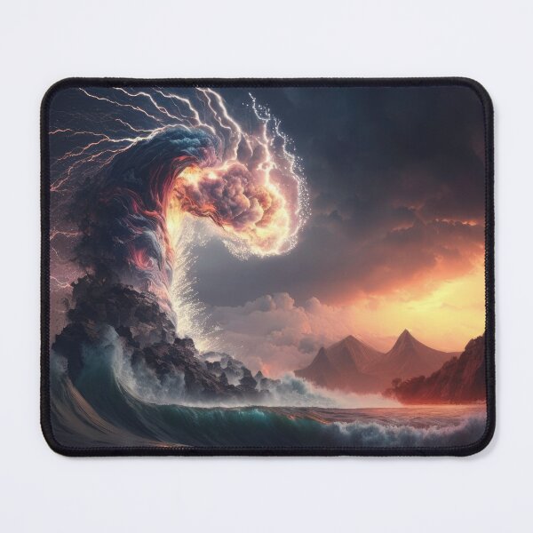 Item preview, Elemental Ocean Storm designed and sold by MindofNous.