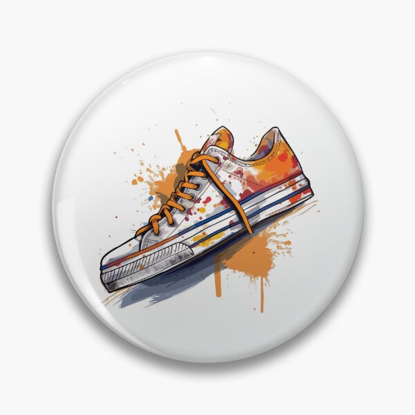 Item preview, Splash painted sneakers designed and sold by ukrdesignhub.
