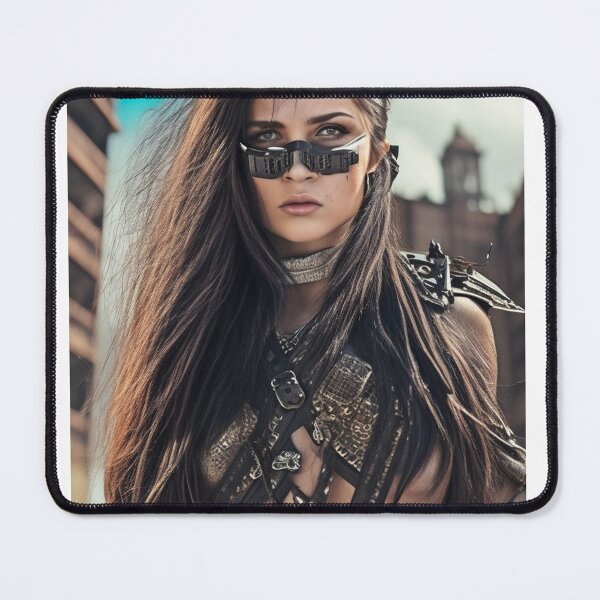 Item preview, Echoes of Chaos: The Hypnotic Charm of a Barbarian in the Apocalyptic City | Thin Glasses designed and sold by ShoppingKazkar.