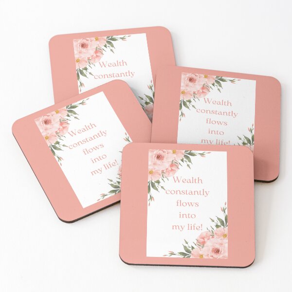 Item preview, Wealth Constantly Flows into My Life Affirmation designed and sold by What Your Mind Needs.