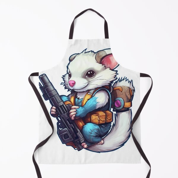 Item preview, Cute Galactical Ferret with Laser Blaster Gun designed and sold by NapNapSleeper.