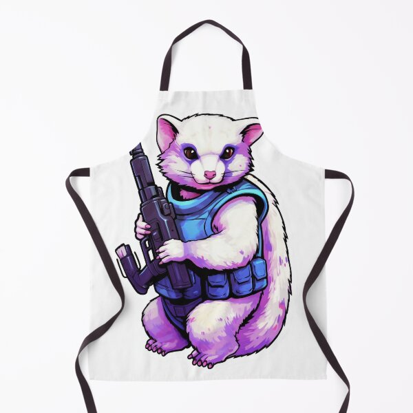 Item preview, Cute Galactical Ferret with Laser Blaster Gun designed and sold by NapNapSleeper.