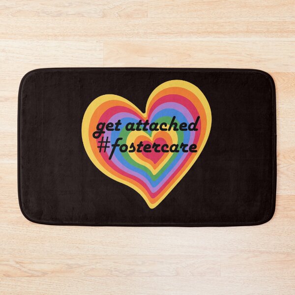 Item preview, Get Attached Foster Care Foster Family Rainbow Heart Child designed and sold by MagicSD Designs.