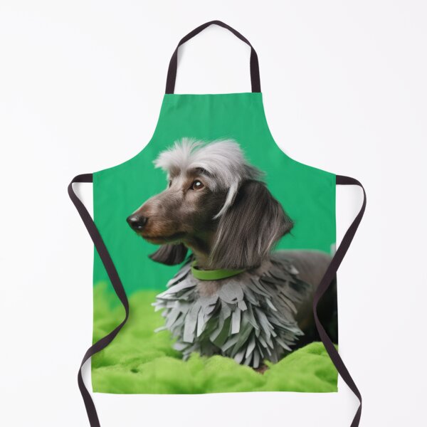 Item preview, Gray dachshund in modern business dress designed and sold by DigitalArties.