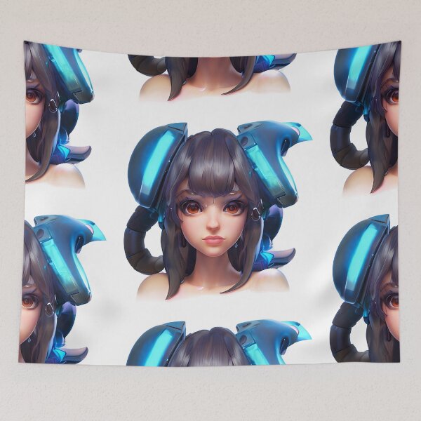 Item preview, Cyberpunk Pop Girl designed and sold by Chubuter.
