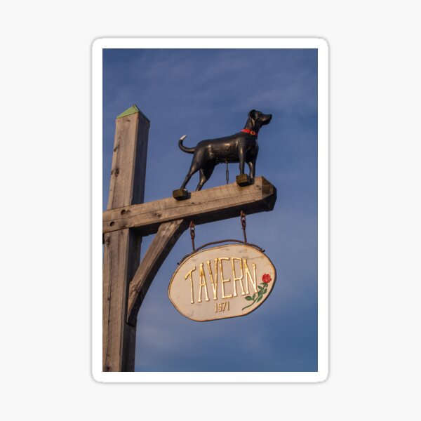Item preview, The Black Dog Tavern Sign Martha’s Vineyard designed and sold by JulieAnnPix.