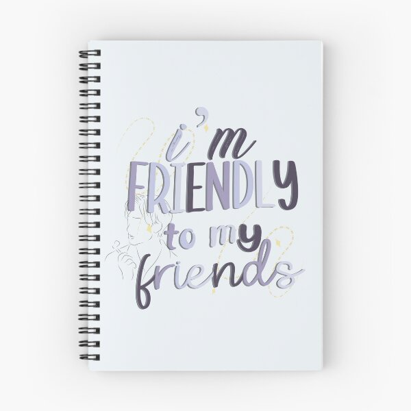 Item preview, i'm friendly to my friends | xo, kitty designed and sold by Pinu92.