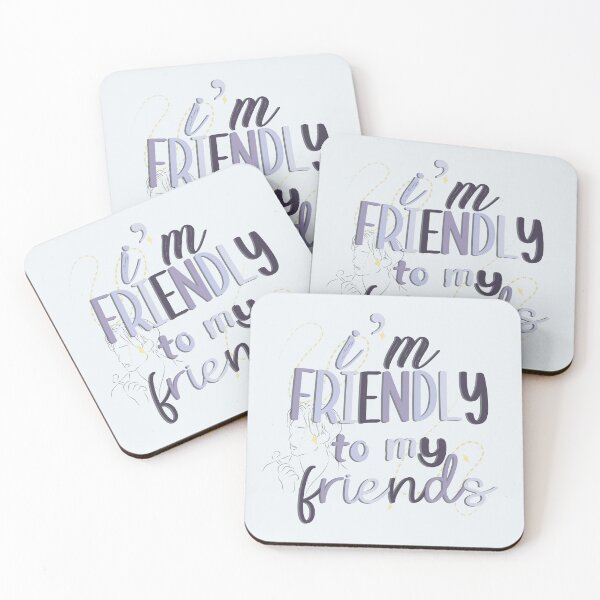 Item preview, i'm friendly to my friends | xo, kitty designed and sold by Pinu92.