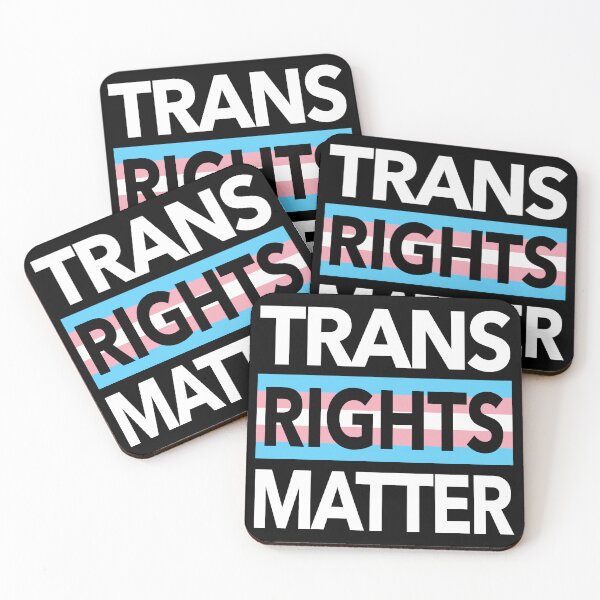 Item preview, Trans RIGHTS Matter (trans flag edition) designed and sold by Thelittlelord.