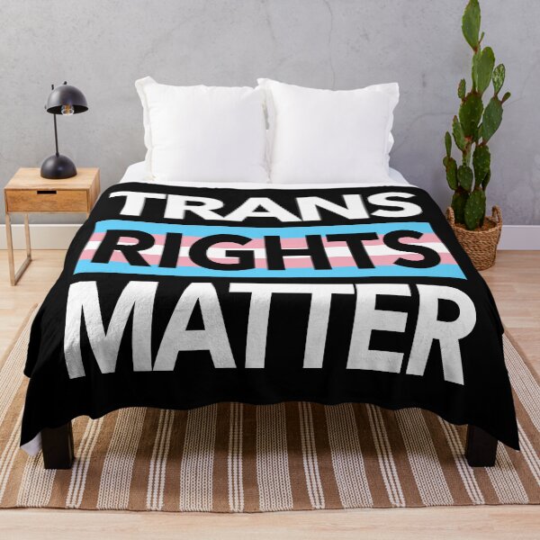 Item preview, Trans RIGHTS Matter (trans flag edition) designed and sold by Thelittlelord.