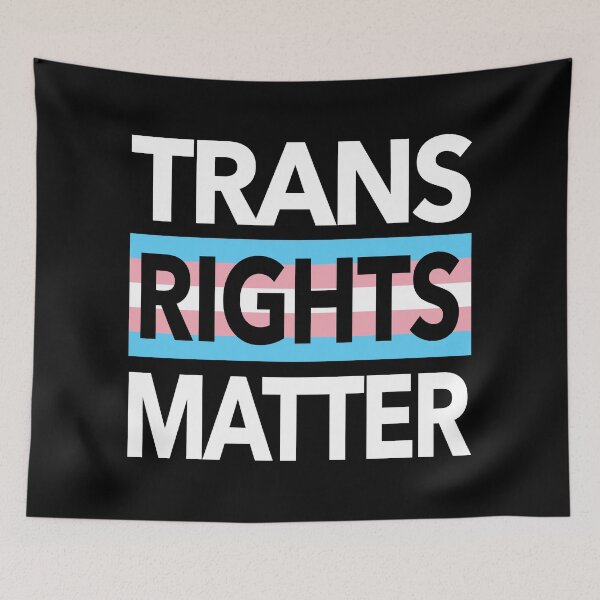 Item preview, Trans RIGHTS Matter (trans flag edition) designed and sold by Thelittlelord.