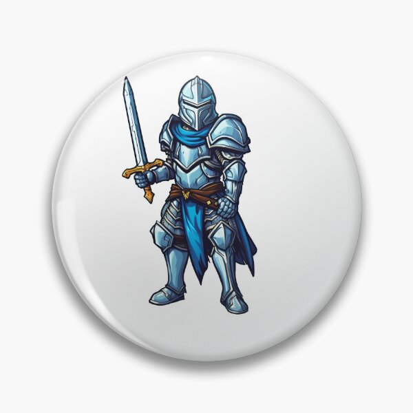 Item preview, Epic Blue Knight holding a sword designed and sold by epically.