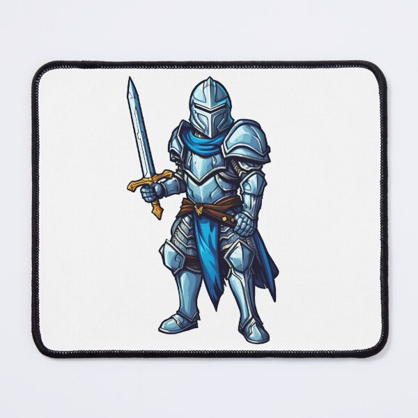 Item preview, Epic Blue Knight holding a sword designed and sold by epically.