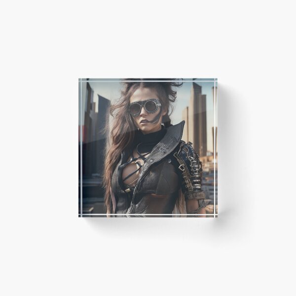 Item preview, Echoes of Chaos: The Hypnotic Charm of a Barbarian in the Apocalyptic City | Oval Glasses designed and sold by ShoppingKazkar.