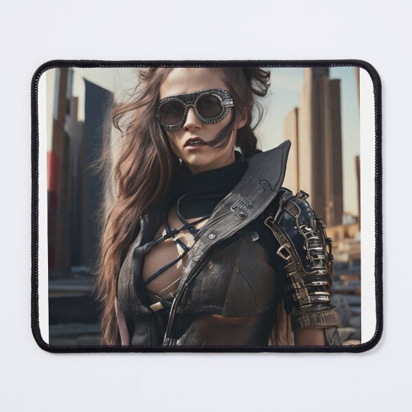 Item preview, Echoes of Chaos: The Hypnotic Charm of a Barbarian in the Apocalyptic City | Oval Glasses designed and sold by ShoppingKazkar.