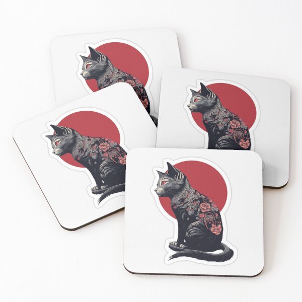 Item preview, Black cat design  designed and sold by DigitalArt2023.