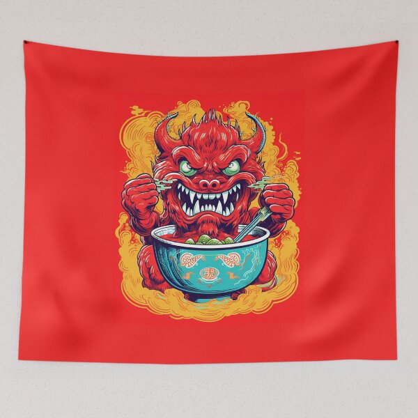 Item preview, Monster Ramen designed and sold by CharlesWuD.