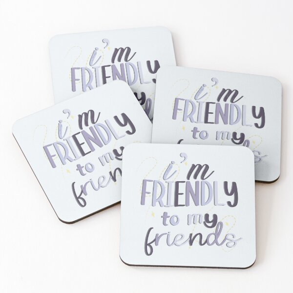Item preview, i'm friendly to my friends | xo, kitty designed and sold by Pinu92.