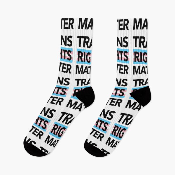 Item preview, RIGHTS Matter (trans flag edition) BLACK designed and sold by Thelittlelord.