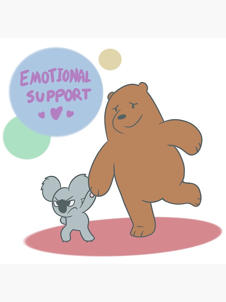 emotional-support-poster-by-eleanorose123-redbubble