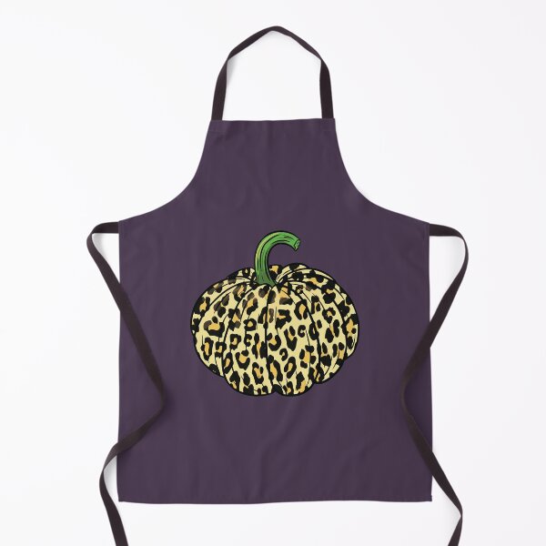 Item preview, Halloween pumpkin on leopard animal skin pattern designed and sold by Donutlovers.