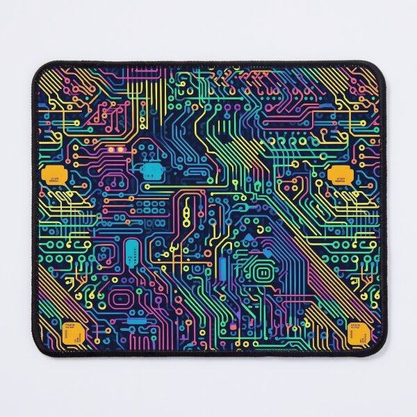 Item preview, Colorful Circuit Pattern designed and sold by NoJustice73.