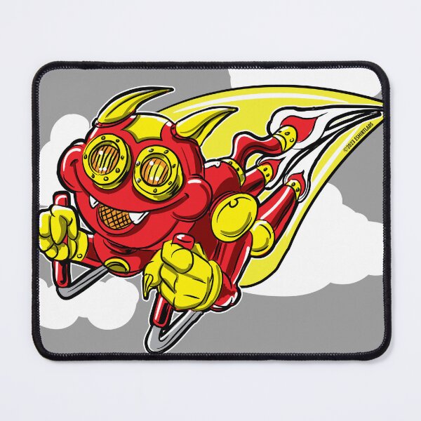Item preview, Robo Cat rocketing through the sky designed and sold by eShirtLabs.