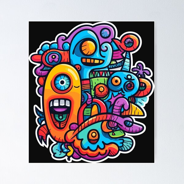 Crazy Doodle Pattern