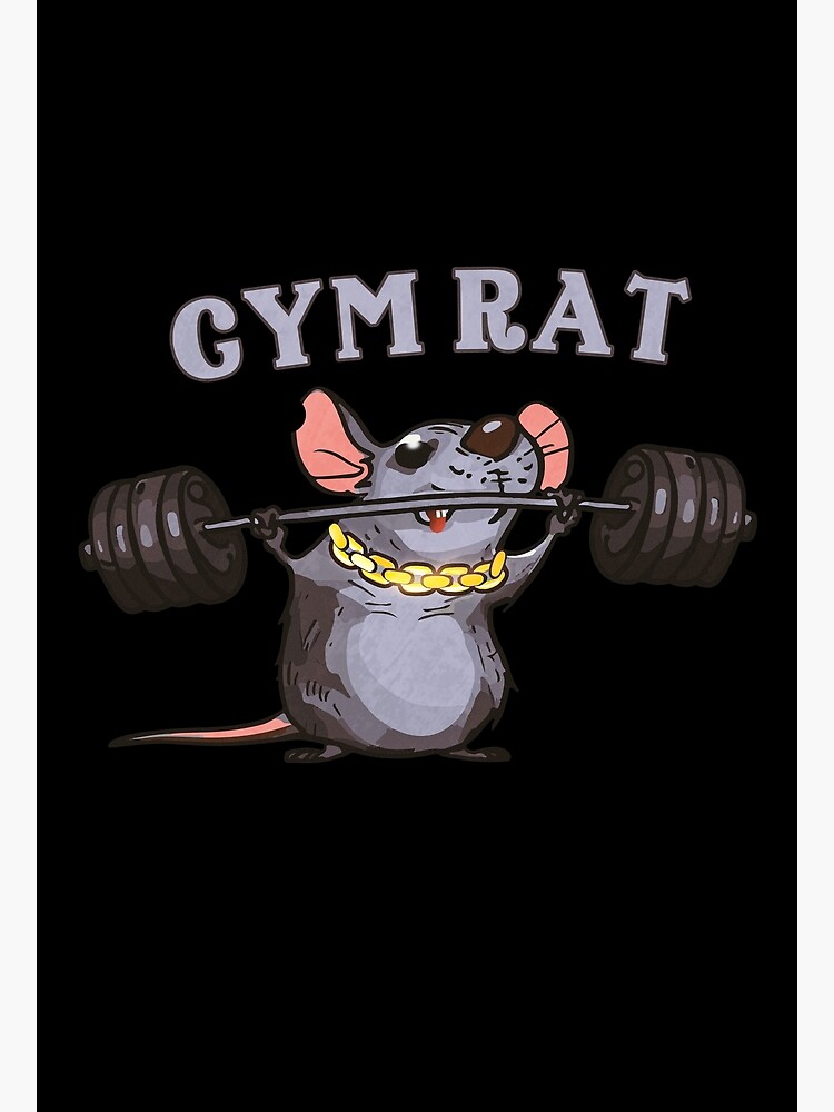 Gym rat Sticker for Sale by gabster69